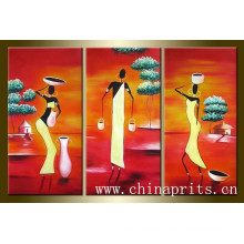 2014 Hot Order Handpainted Living Room Man Picture On Canvas